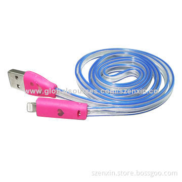 Smiley Charging and Data Cable 8-pin for iPhone 5/5c/5S